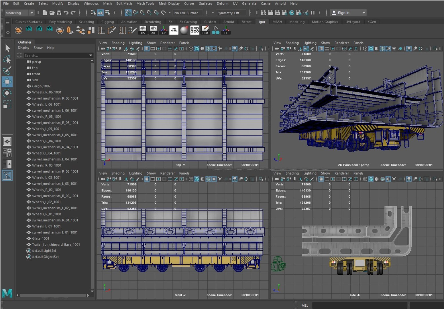 Trailer For Shipyard 3D Model - TurboSquid 2173786
