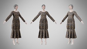 Dress 25 Royal Baroque Brocade