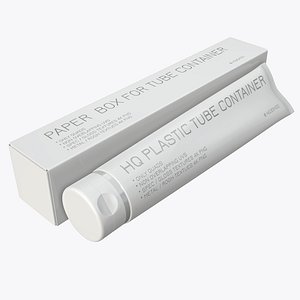 toothpaste box paste 3D model