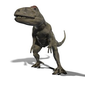 allosaurus dinosaur 3d max