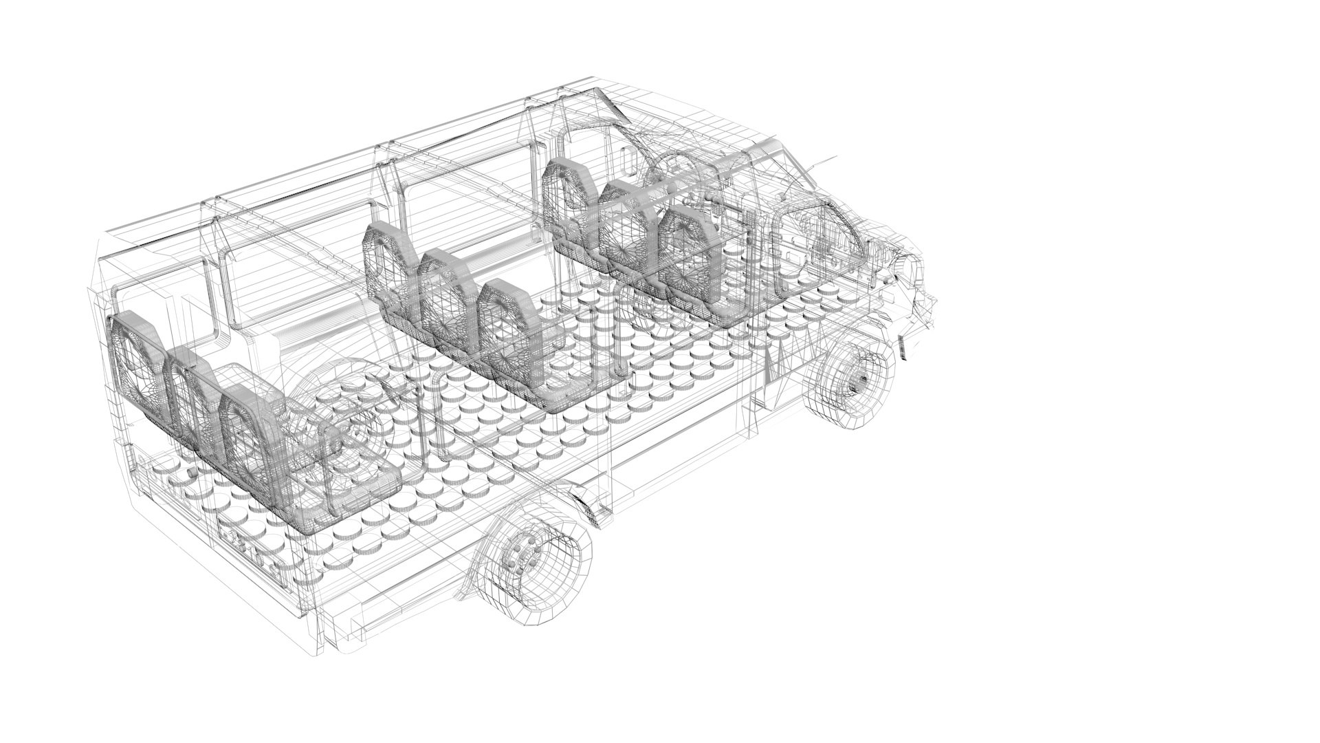 3D Bus Minibus - TurboSquid 1635933