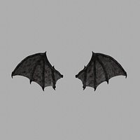 Demon wings - Low poly