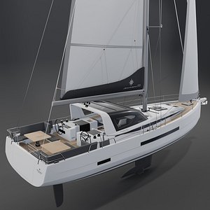 Jeanneau Yachts 55 3D Yacht model 3D