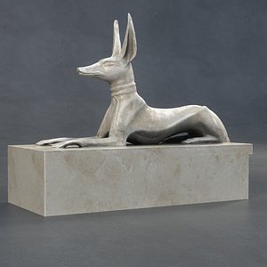 Anubis sculpture model