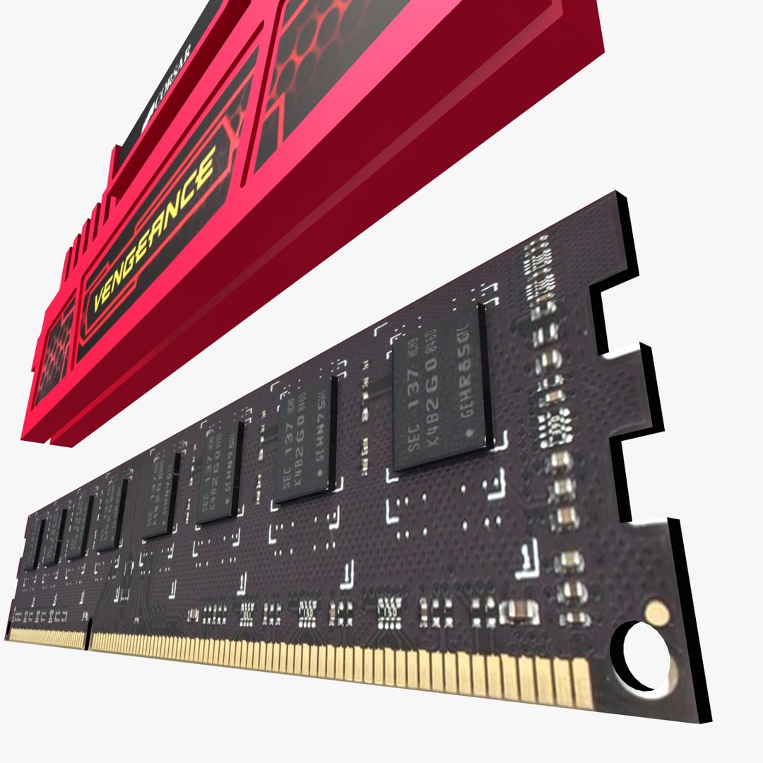 Computing Ddr3 Ram 3d Model