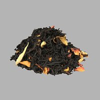 Black Tea Leaves With Flowers