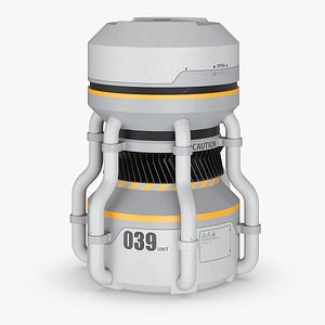 Fusion Containment Reactor Unit 039 Gray 3D