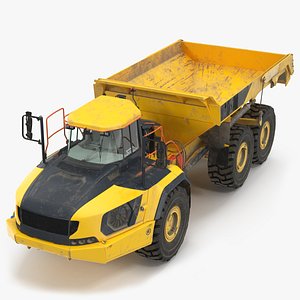 Articulated Dump Truck Dirty