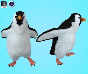 3D penguin