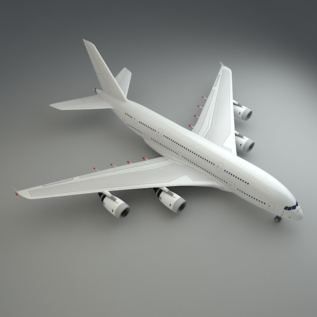 3d 3ds Airbus-a380 Airbus