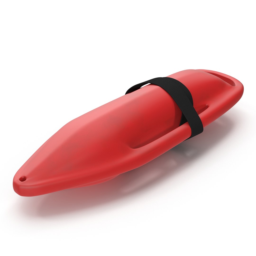 Rescue Torpedo Life Buoy 3D model preview