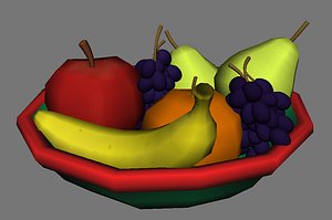 3D fruit tray model