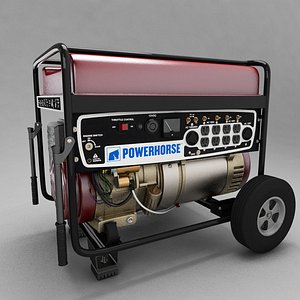 3d powerhorse generator model