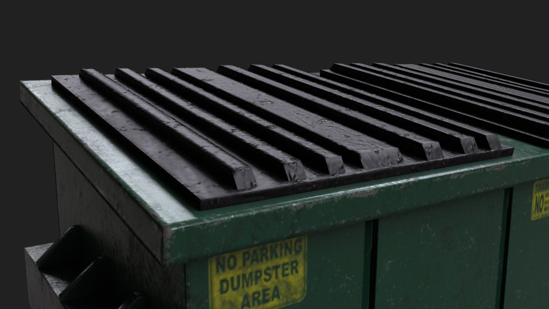 3D dirty dumpster model https://p.turbosquid.com/ts-thumb/aa/QSe74k/4k3mBmdx/image2/jpg/1571999013/1920x1080/fit_q87/5113a62677c85836f80d4d5a37b7896b3c0c5064/image2.jpg