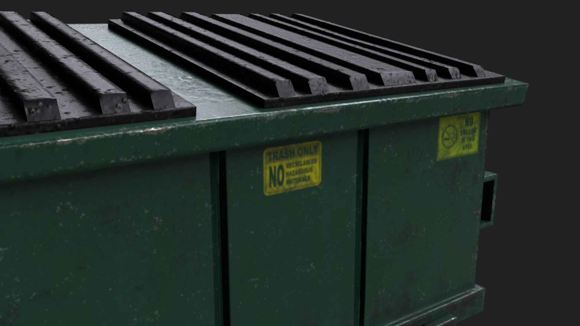 3D dirty dumpster model https://p.turbosquid.com/ts-thumb/aa/QSe74k/qvAepFAw/image4/jpg/1571999013/1920x1080/fit_q87/c8110a2f9f8a68921146de4084b25d0068ee761f/image4.jpg