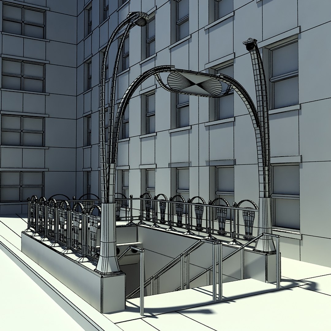 Paris Metropolitan Entrance Max