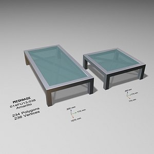 tables glass - 3d max