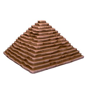 cartoon pyramid 3D