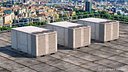 2 Vents Rooftop Air Conditioning System Ruste