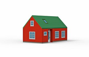 3D model Red house