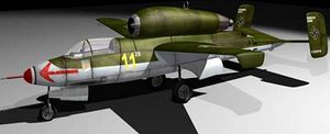 3d heinkel jet fighter
