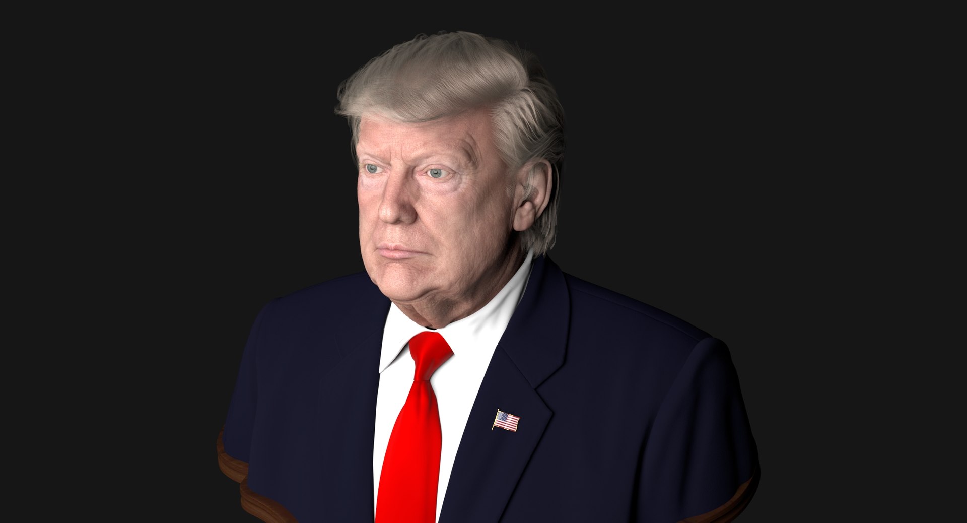 Bust Trump 3D Model - TurboSquid 1332057