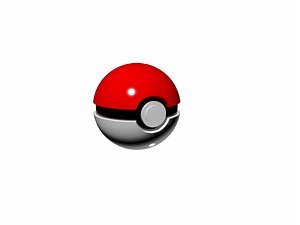 pokeball 3d obj