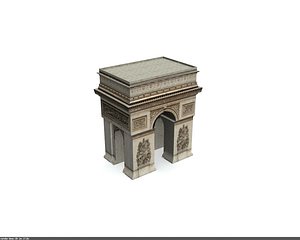 Arc De Triomph 3DS Max Model