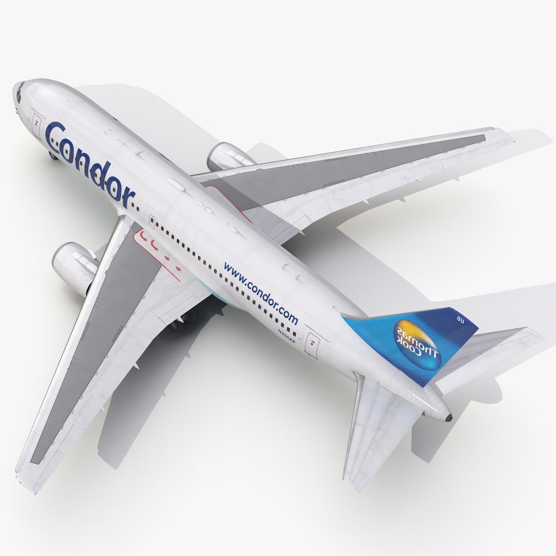 Boeing 767-200 Condor Flugdienst 3D Model 3D model preview