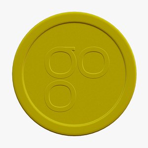 Omisego Coin 3D model