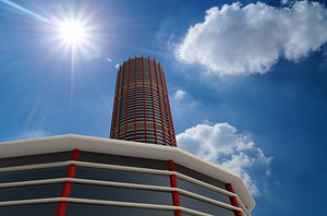 skyscraper highrise building 3ds