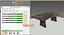 Ebonized Litchi Wood Server Table
