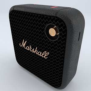 Marshall Portable Speaker Willen Black 3D model