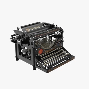 max retro underwood typewriter