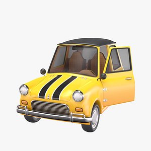 cartoon stylized car
