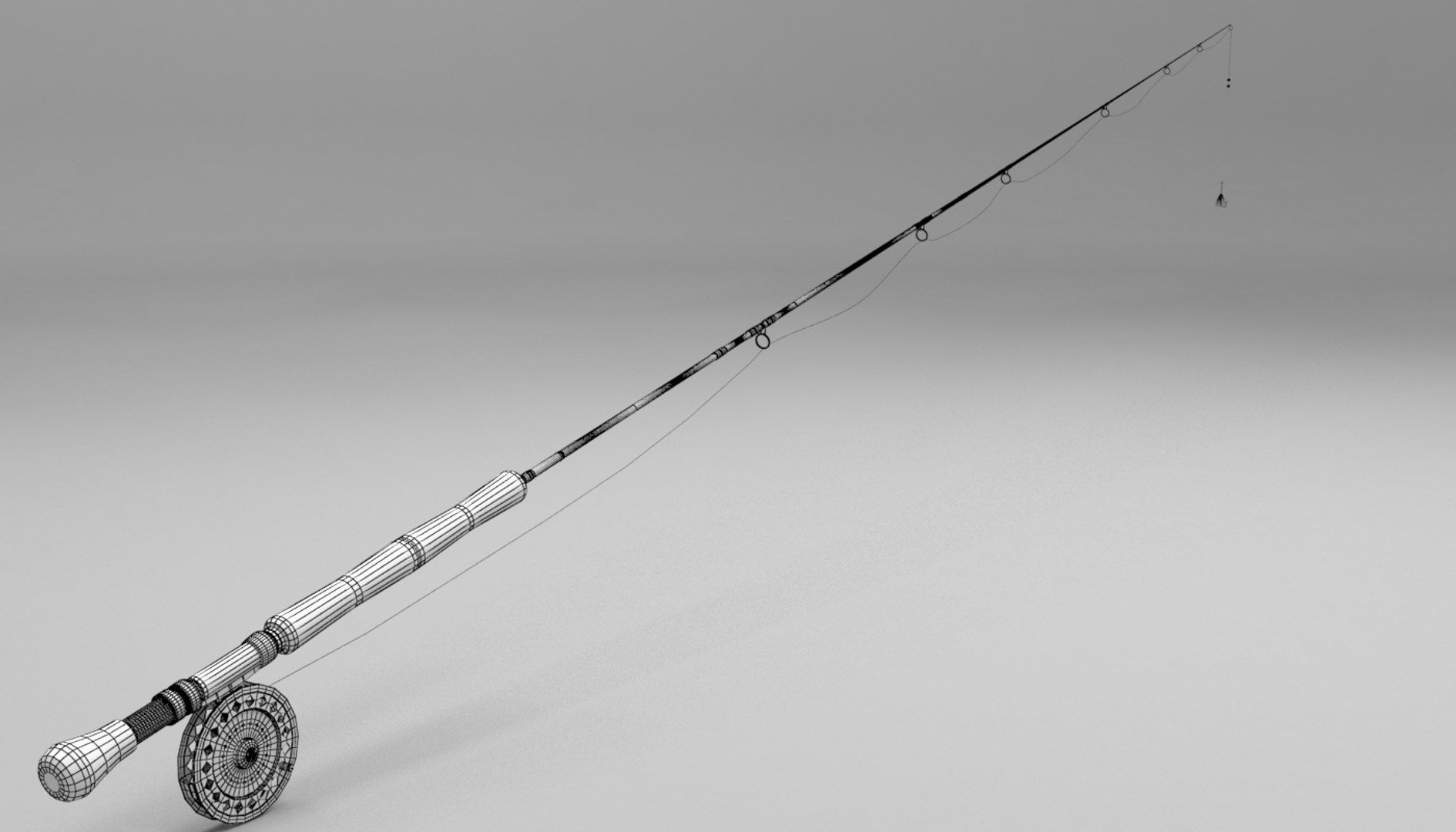 Fishing Fly Rod 3D Model - TurboSquid 1310439