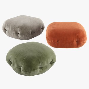 3D Pouf LXZ06 Unda by Leolux Lx model
