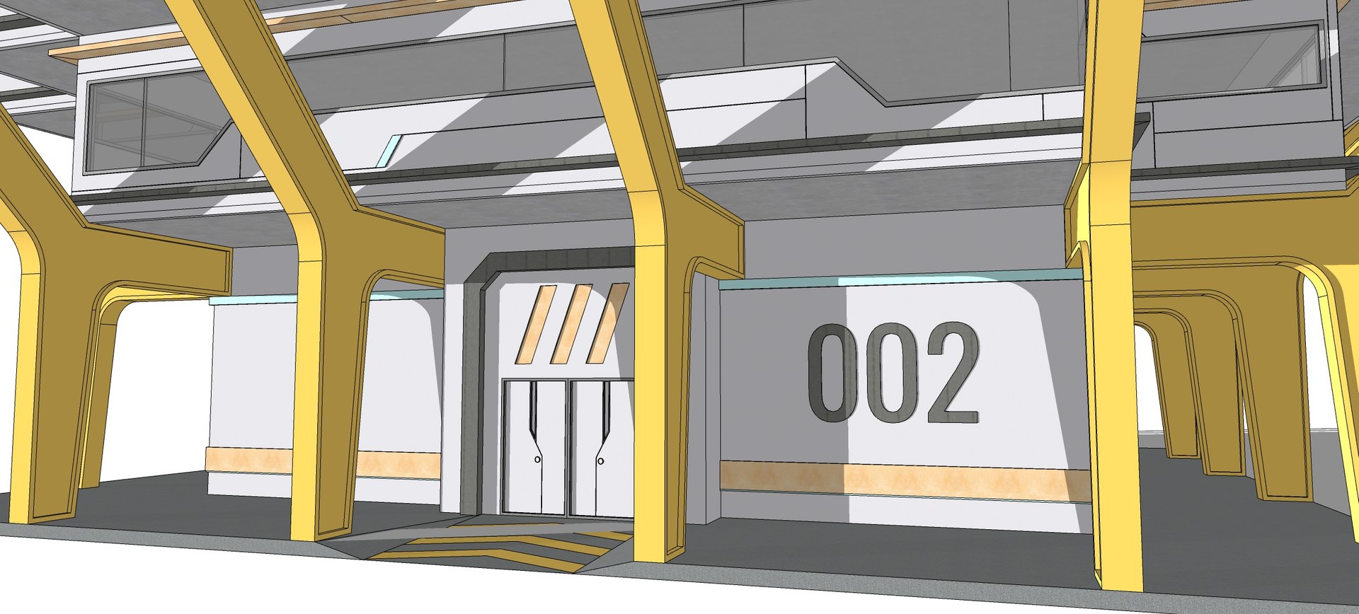 3D Sci-fi Laboratory Block 002 - TurboSquid 1861571