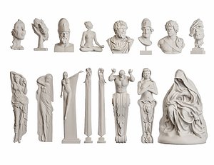 European Classical Plaster Figure Sculpture