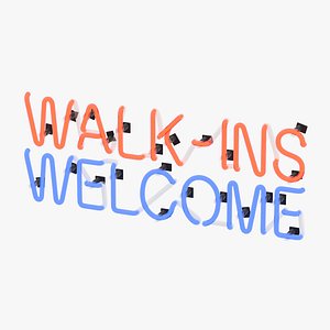 welcome sign 02 3D model