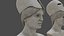 Low Poly Pallid Bust Of Pallas With PBR Materials