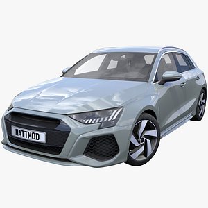 3D Generic Euro Hatchback - 2