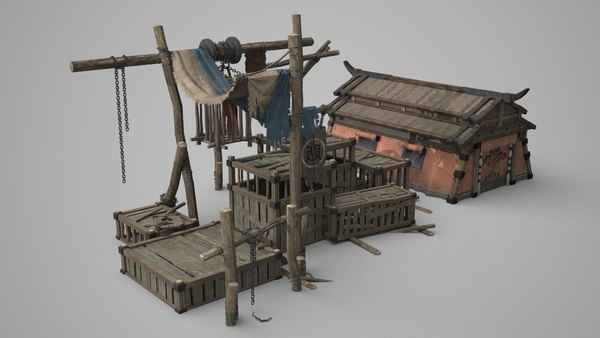 3D ancient workshop trader - TurboSquid 1674692