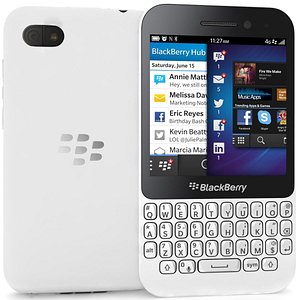 blackberry q5 white 3d model