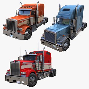 American classic trucks 3D model