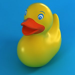 3d model of rubber duck
