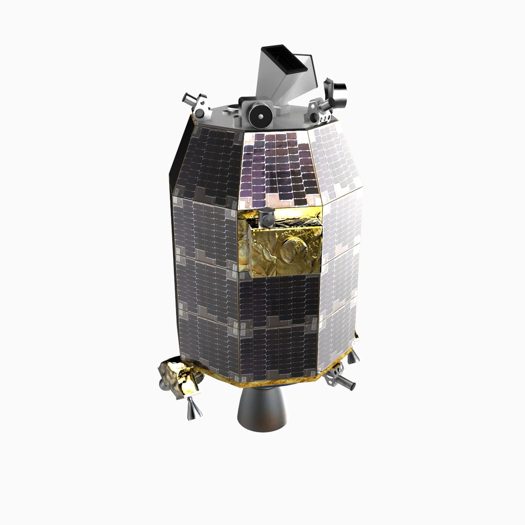 ladee spacecraft 3d model