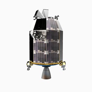 ladee spacecraft 3d model