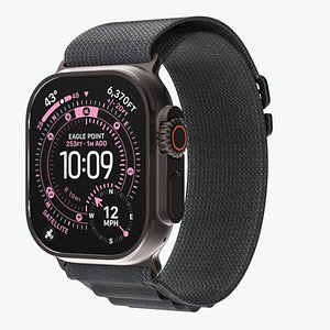 Apple Watch Ultra 3 Black 3D model