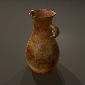3D terracotta vase model